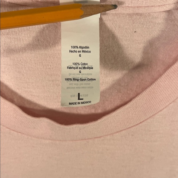 Tultex Pink Cat Graphic Tee women’s size large all cotton - Picture 4 of 9